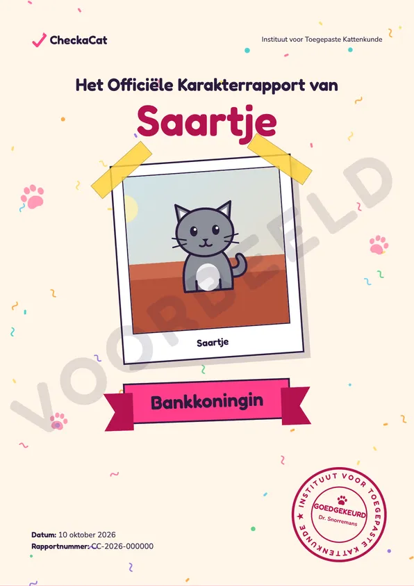 Voorbeeldrapport, pagina 1