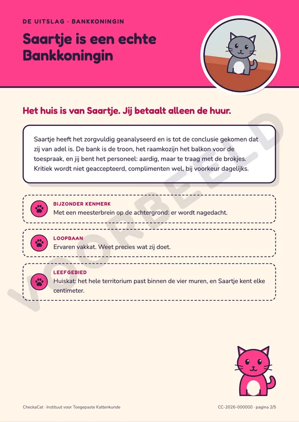 Voorbeeldrapport, pagina 2